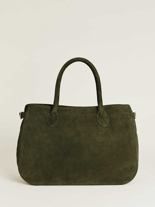 Oversized Patrizia Bag - Leccio Suede